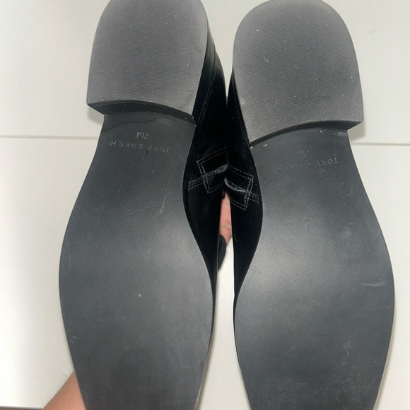 Tory Burch Black Everly Flat Leather Boot - Picture 7 of 7